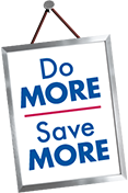 Do more, save more